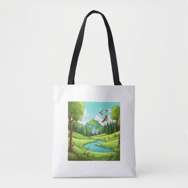 Bolso De Tela Naturaleza 15 (Anverso)