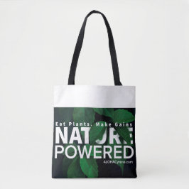 Bolso De Tela Naturaleza accionada. Coma las plantas. Haga los