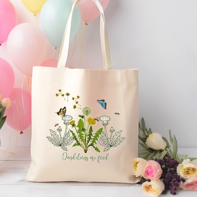 Bolso De Tela Naturaleza Candelia mariposas diciendo (Subido por el creador)