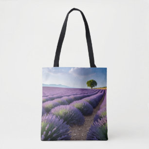 Bolso De Tela Naturaleza de Lavanda Paisaje al aire libre Tranqu