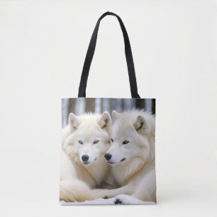 Bolso De Tela Naturaleza de los animales lobo Vida silvestre