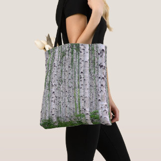 Bolso De Tela Naturaleza de los bosques de árboles de aves