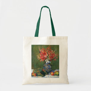 Bolso De Tela Naturaleza muerta con flores y frutas de Pierre Re