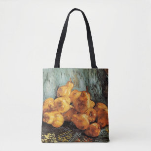Bolso De Tela Naturaleza muerta con peras membrillo de Vincent v