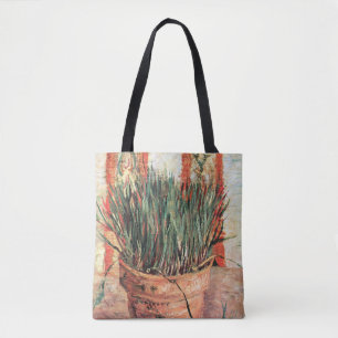 Bolso De Tela Naturaleza muerta Maceta con cebollino de Vincent