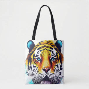 Bolso De Tela Naturaleza salvaje del tigre Color de los animales