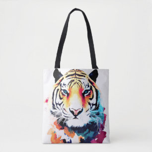 Bolso De Tela Naturaleza salvaje del tigre Color de los animales