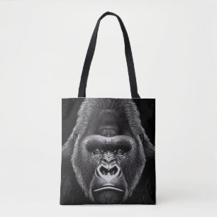 Bolso De Tela Naturaleza silvestre Gorilla Ape Ilustracion anima