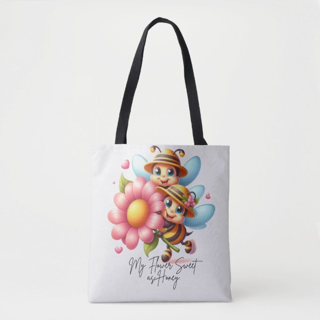 Bolso De Tela Naturaleza y Ternura (Anverso)