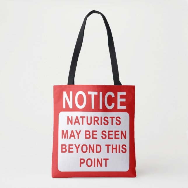 Bolso De Tela Naturistas, Rótulo Naturista (Anverso)
