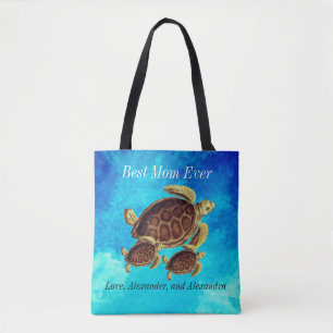 Bolso De Tela Náutica de la mejor mamá del mar