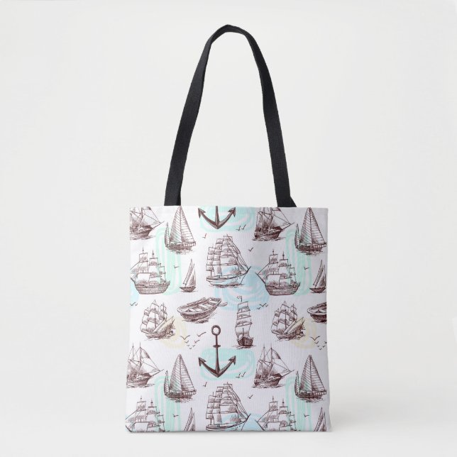 Bolso De Tela Náutico (Anverso)