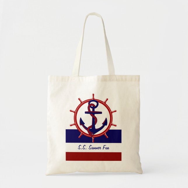 Bolso De Tela Náutico (Frente)