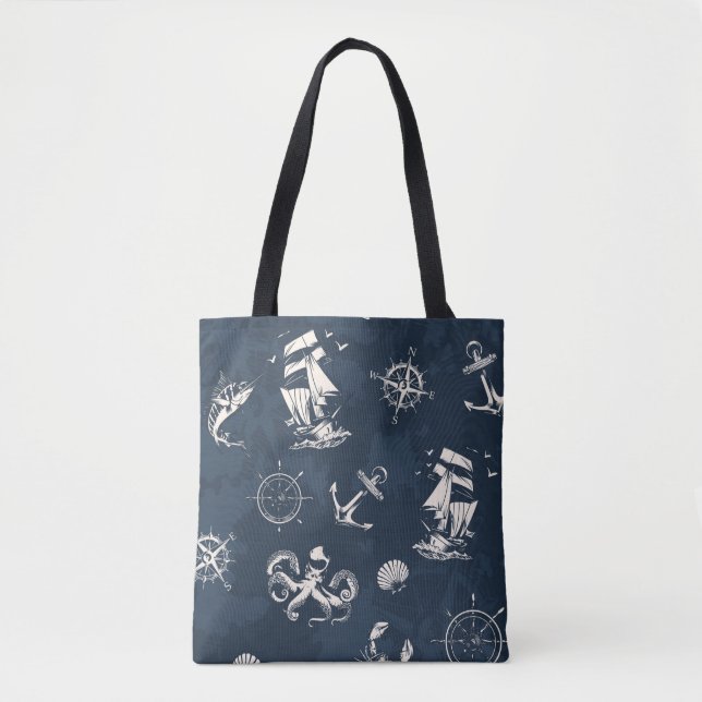 Bolso De Tela Náutico (Anverso)