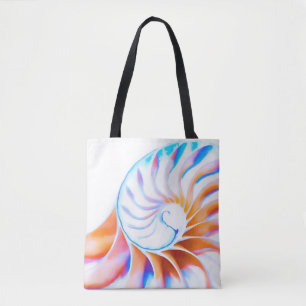 Bolso De Tela Nautilus colorido