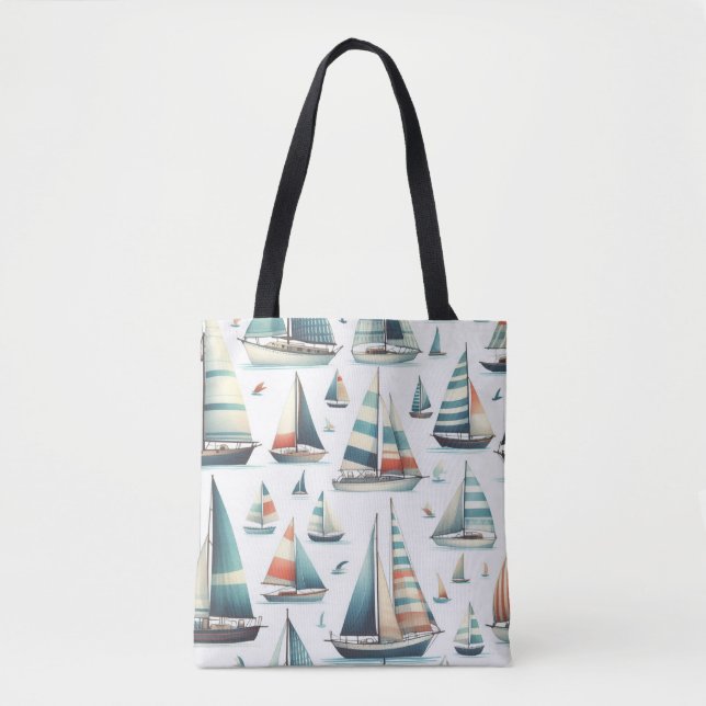 Bolso De Tela Navega lejos (Anverso)