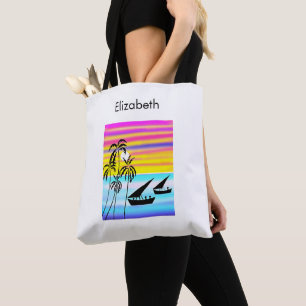Bolso De Tela Navegación costera agradable y elegante