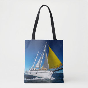Bolso De Tela Navegación del océano en un yate