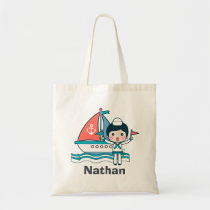 Bolso De Tela Navegador y barco personalizados