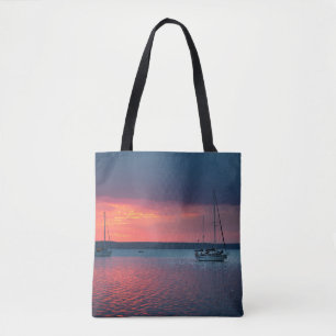 Bolso De Tela Navegando en la puesta del sol el   Cienfuego,