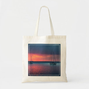 Bolso De Tela Navegando en la puesta del sol el Cienfuego,