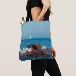Bolso De Tela Navegando por el Atlántico