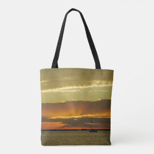 Bolso De Tela Navegar al atardecer
