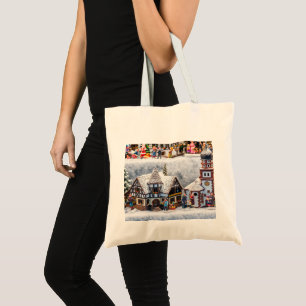 Bolso De Tela Navidad