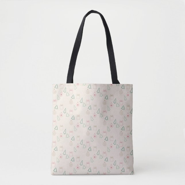 Bolso De Tela Navidad Chic (Anverso)