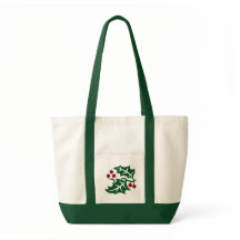 Navidad de acebo verde y bayas rojas