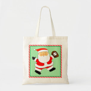 Bolso De Tela Navidad de béisbol