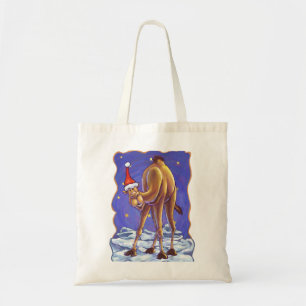Bolso De Tela Navidad de camello