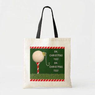 Bolso De Tela Navidad de Golf
