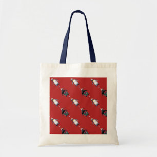 Bolso De Tela Navidad de pingüino