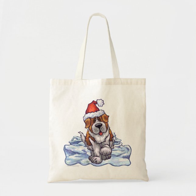 Bolso De Tela Navidad de San Bernardo (Frente)