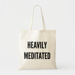 Bolso De Tela Navidad divertido pesadamente meditated de la yoga