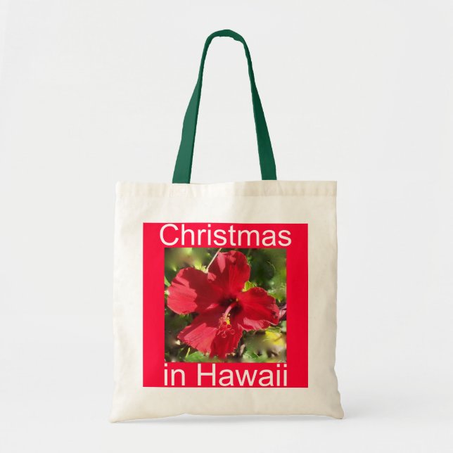Bolso De Tela Navidad en Hawaii (Frente)