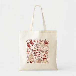Bolso De Tela Navidad Es La Época Más Maravillosa Del Año