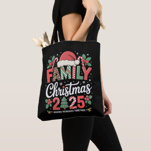 Bolso De Tela Navidad Familiar 2025 Ropa de Navidad Familiar