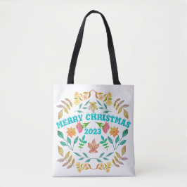 BOLSO DE TELA NAVIDAD FELIZ PERSONALIZADO 20XX