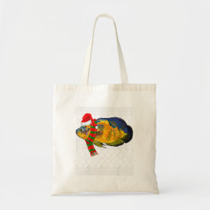Bolso De Tela Navidad Fish Santa Hat Óscares feos Chris
