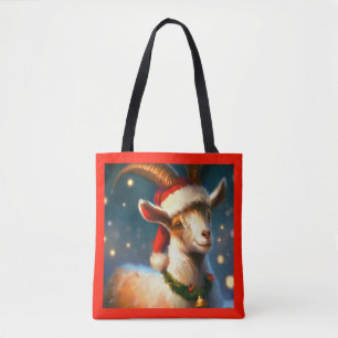 Bolso De Tela Navidad Goat 2