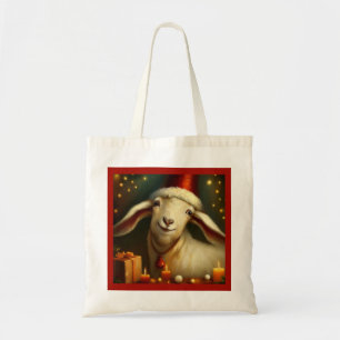 Bolso De Tela Navidad Goat 3