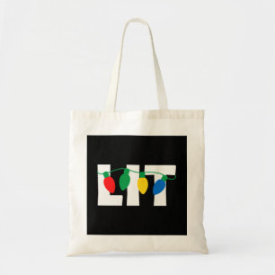 Bolso De Tela Navidad iluminada