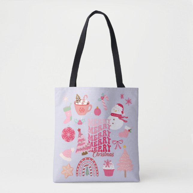 Bolso De Tela Navidad moderna (Anverso)