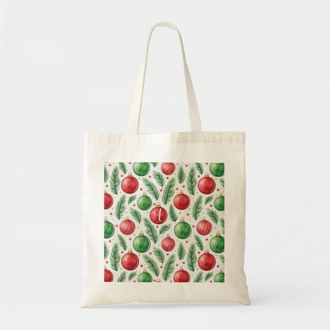 Bolso De Tela  Navidad personalizada  (Frente)