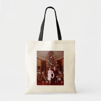 Bolso De Tela Navidad Presidente James Jimmy Carter Casa Blanca