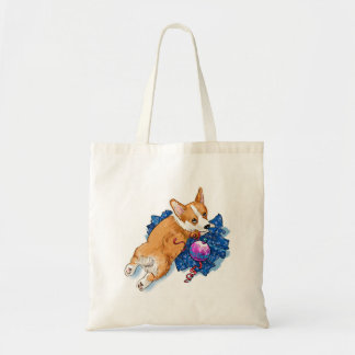 Bolso De Tela Navidad puppy Tote Bag