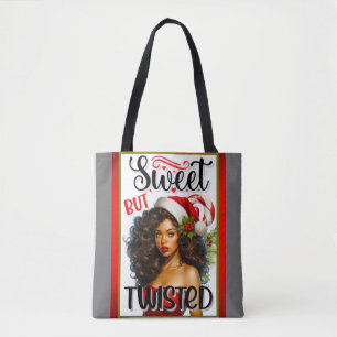 Bolso De Tela Navidad Retro Dulce pero Retorcida Pinup