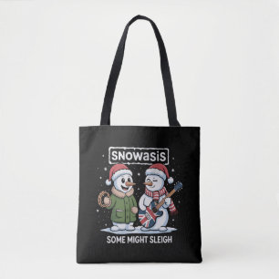Bolso De Tela Navidad Roca SNOWASIS Algunos Podrían Arrasar Muñe